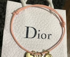 Dior Peach metal bracelet