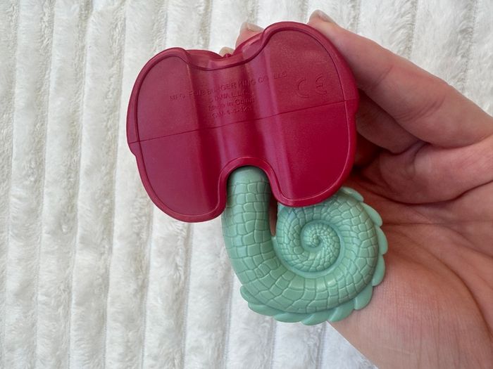2024 Burger KingKung Fu Panda 4 Burger King Exclusive approx. 12 cm. The Chameleon Used Please see photos