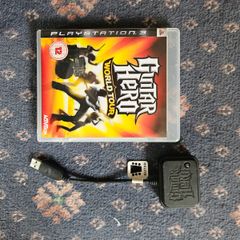 Ps3 guitar hero dongle and game