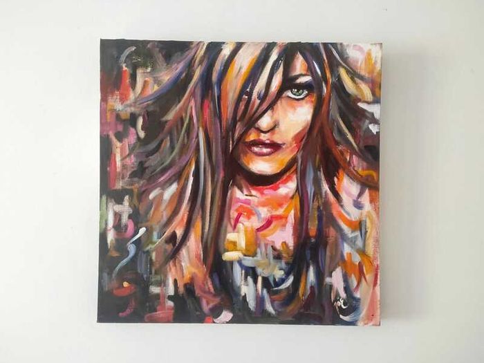Original Oil Painting 500mm x 500mm On Deep Edge Canvas