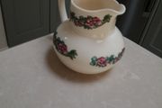 Vintage Irish fine bone china jug with floral pattern