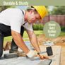 Milestone Camping 20420 12oz Rubber Mallet/Sturdy Steel Handle/Ideal for Putting Up Tents & Canopies Image 7