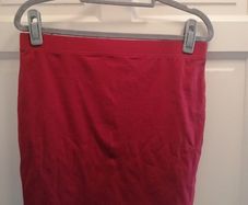 Red mini skirt new size 16