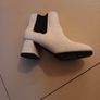 Primark  White Ankle Boots.  S.7.   B.N.W.T.   Heel Height - 2.5". Image 3