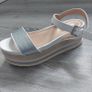 Silver two part platform sandal 3 for 2 on all clothing, jewellery and footwear Image 5