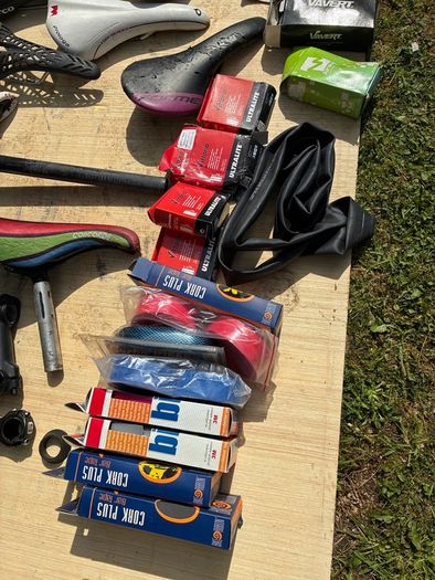 Job lot of bicycle parts