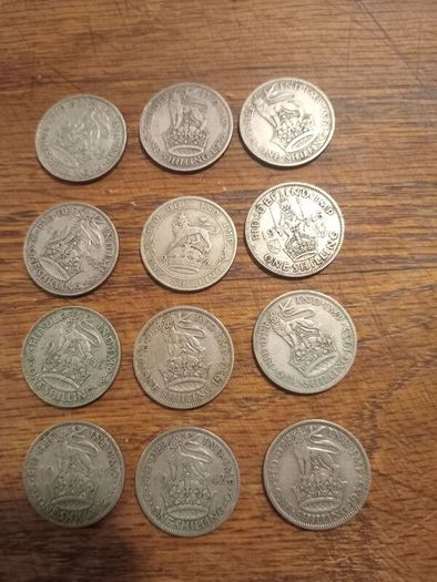 Silver shillings
