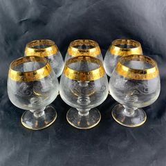 Mid century Murano Medici Wine glasses