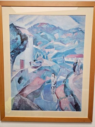 Daniel Vaquez Diaz print with oak frame