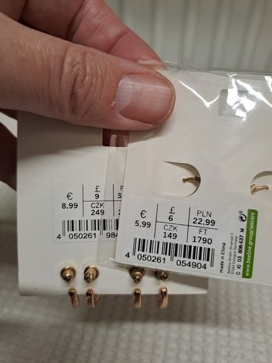3 sets of evening Earrings