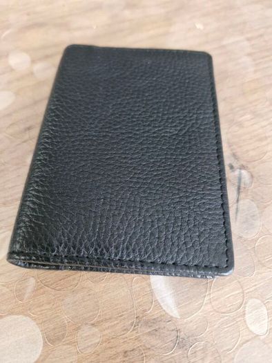 DENTS leather card holder with RFID blocking