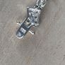 Sterling Silver Cubic Zirconia Line Link Bracelet Boxed 17cm Image 5