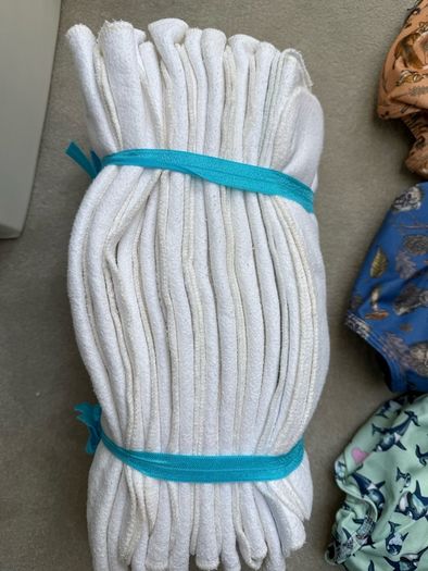 LittleLamb Size 2 Pocket Cloth Nappies and 20 bamboo inserts