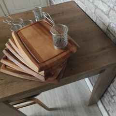 Serving boards with chip baskets