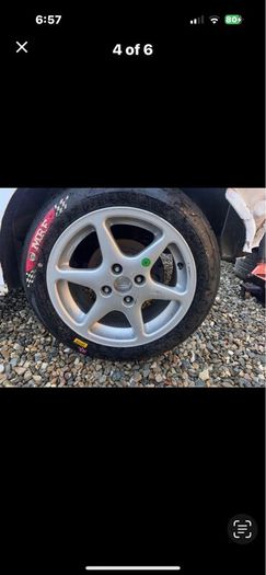 15x7 TITAN Motorsport rims and MRF tyres