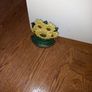 Flowers Cast iron door stopper/ wedge Heavy Image 2
