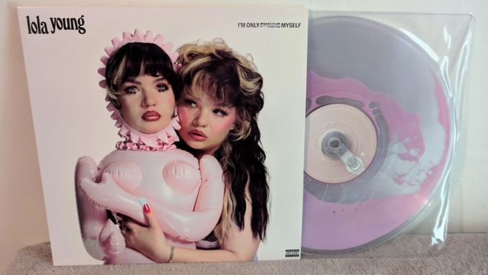 Im Only Fucking Myself Lola Young Strawberry Milkshake Liquid Filled Vinyl free viewing