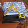 Komatsukomatsu railway Pc340 Excavator Digger Eddie Stobart 1:76 Size Atlas W122 4664101 New Image 2