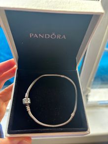 Pandora Womens 20cm Charm Silver Bracelet