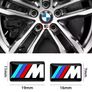 4pcs 16mm 19mm Logo M Emblem Steering Wheel Badge Rim Sticker For BMW E39 E46 E30 E36 E87 E60 E90 F30 F20 X3 X5 X6 Accessories Image 6