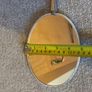 vintage floral vanity hand mirror Image 4