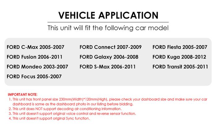 Android Car Radio for Ford Focus 2007 Mondeo S-max C MAX Kuga Galaxy Fiesta Transit Fusion Connect Autoradio Multimedia Carplay