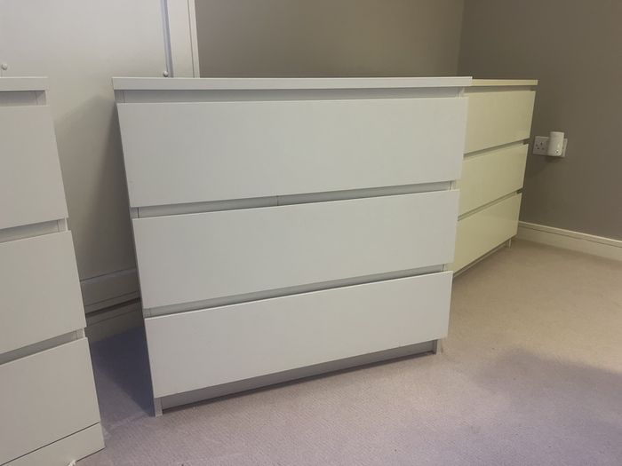 IKEA malm 3 drawers (x2)