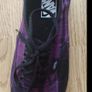 Vans Authentic Lo Pro Purple Pin Plaid Near New Size UK 6 Image 5