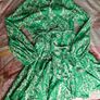 ZARA Green Paisley Floral Print Mini Shirt Dress XS Image 6