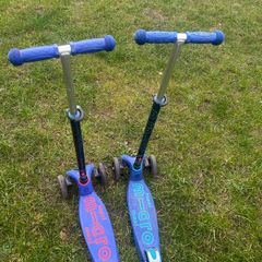2 x Micro Maxi LED deluxe scooters
