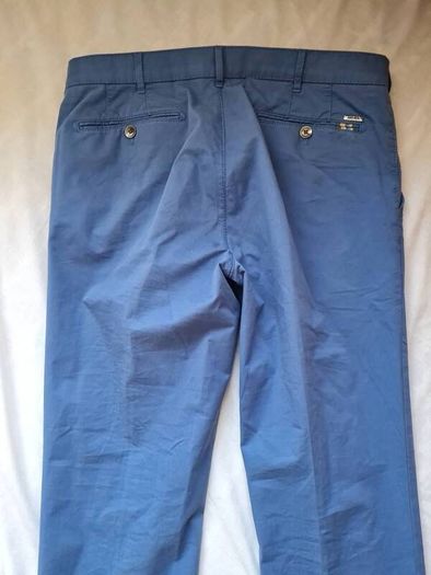 Meyer rio cotton trousers Size 36/32 zip fly blue cotton In like new condition