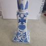 Vintage Blue and White Delft Candlestick Image 8