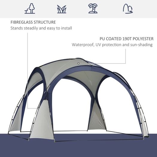 Gazebo Party Tent, 3.5x3.5m (free Shipping)