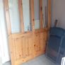 solid pine glass doors Image 2