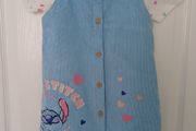 Girls Lilo &amp; Stitch Pinafore and T-shirt Age 2-3
