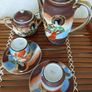 Antique Satsuma Gold Lined Tea/Coffee Set Image 3
