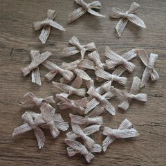 Bundle of rustic Christmas mini bows