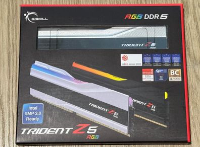 64gb (32gbx2) Ddr5 Ram Trident Z5 Sealed New Silver Cl32 6400mhz
