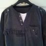 Grey Long-Sleeved Men's Top - Size Small Image 6