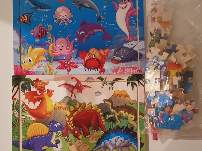 17 puzzle games toy for 2-5 years old