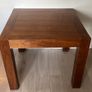 Wooden dining table (4 seater) and chairs Image 2