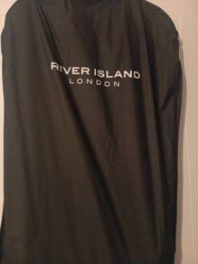 Mens River Island Black Suit