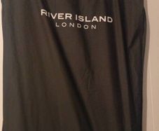 Mens River Island Black Suit