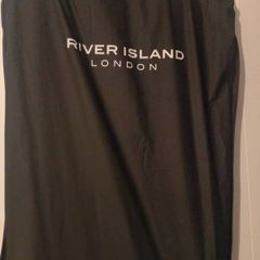 Mens River Island Black Suit
