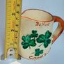 vintage small collectable good luck jug with shamrocks Image 5
