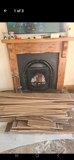Wooden Fireplace (Surround Only)