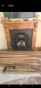 Wooden Fireplace (Surround Only)
