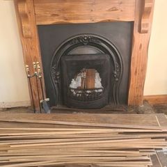 Wooden Fireplace (Surround Only)