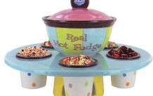 party, occasion, birthday,celebration ice cream hot chocolate fudge bar