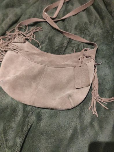suede fringe bag